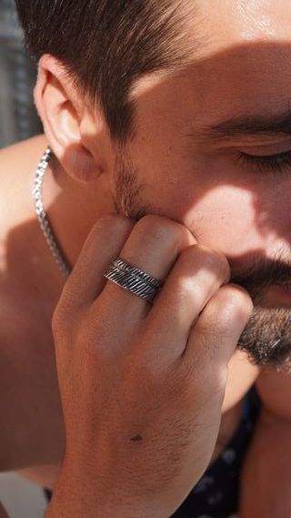 Anillo Acero Quirúrgico Hombre