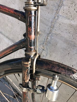 Bicicletta d'epoca artigianale piemontese