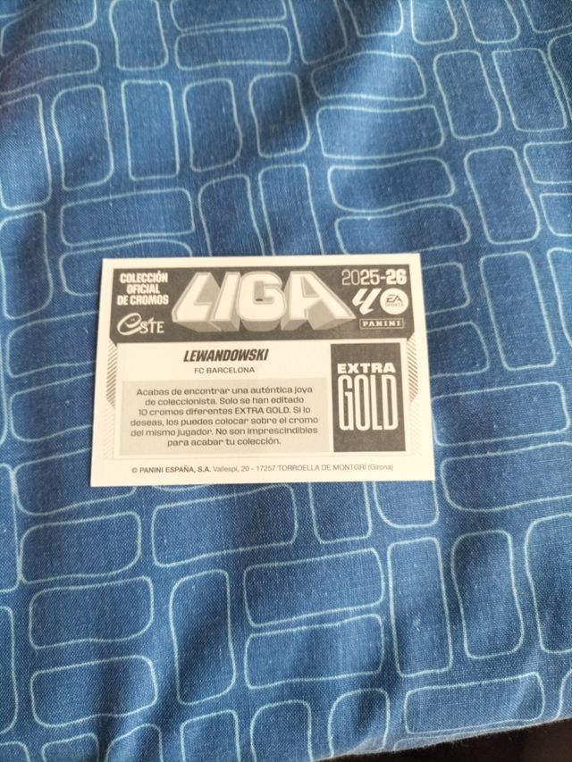 Extra Gold Lewandowski Panini