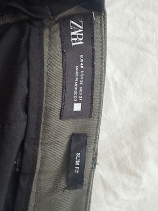 Traje Zara Verde