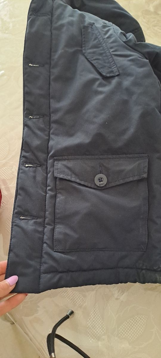 Piumino blu Mawi 3 anni