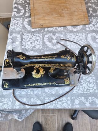 Máquina de coser Singer antigua nº15 (1916) – Vint