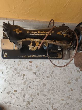 Máquina de coser Singer antigua nº15 (1916) – Vint