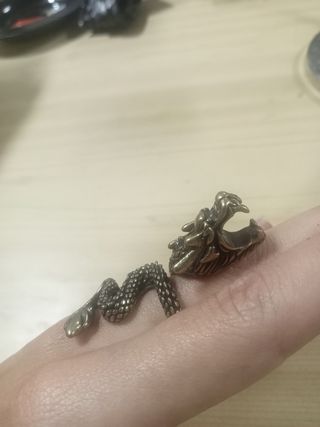 Anillo Dragón Ajustable Dorado