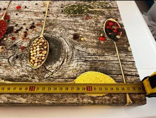 Set 4 Quadri da Cucina Spezie