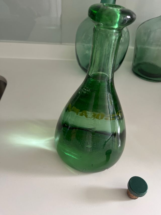Botella Solan de Cabras Verde Vidrio