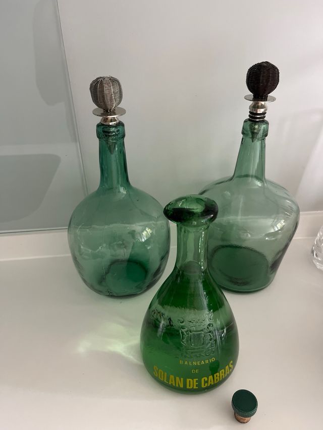 Botella Solan de Cabras Verde Vidrio