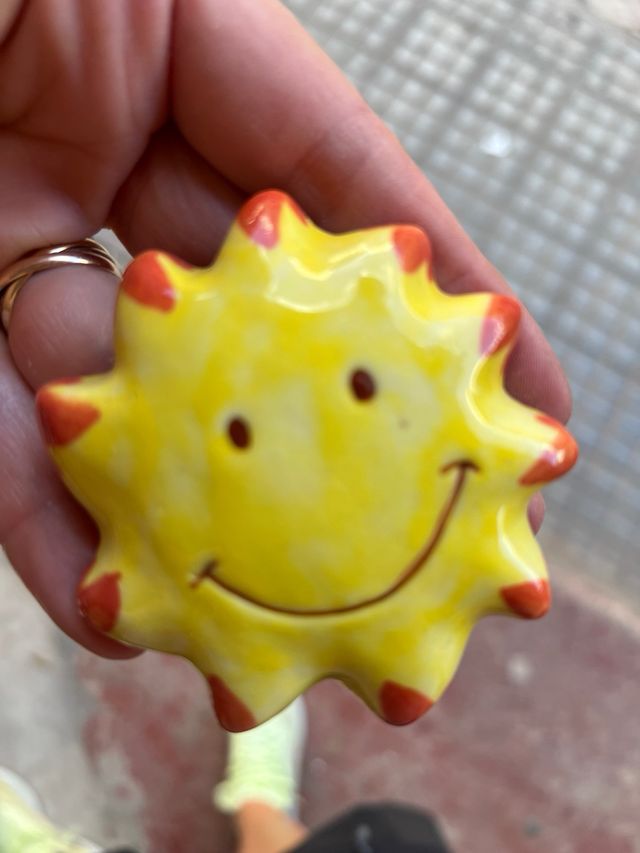 Pomos Infantiles de Cerámica (Sol, Luna, Lápiz)