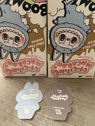 Labubu Exciting Macaron Pop Mart sesame bean/ coco