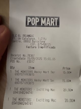 Labubu Exciting Macaron Pop Mart sesame bean/ coco