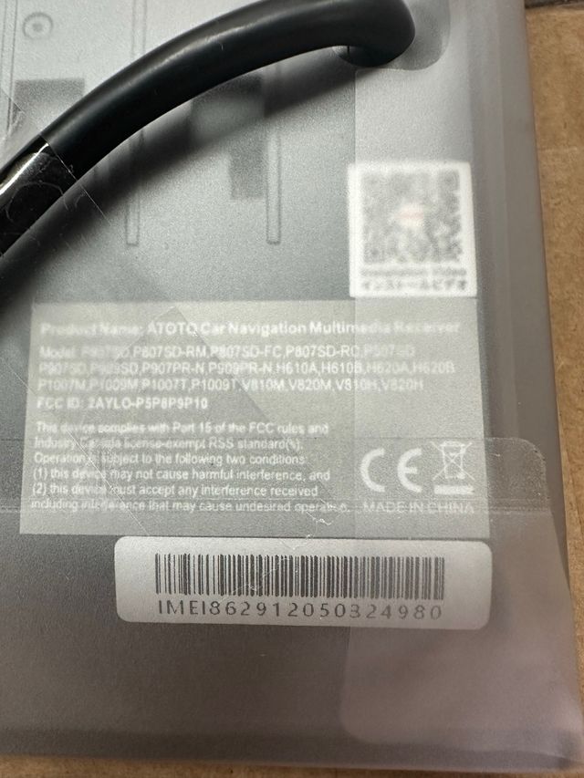 ATOTO P907PR-S3 Estéreo de Coche Portátil #324980