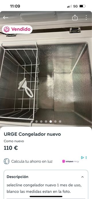 URGENTE  VENTA congelador Selecline casi nuevos