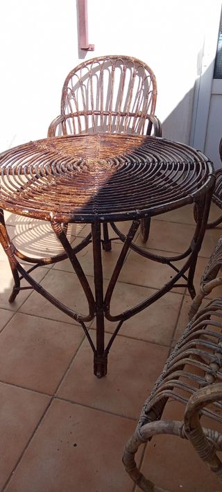 Juego de jardín de bambu