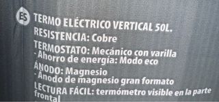 Termo eléctrico Equation 50L