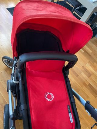 Bugaboo Buffalo capota roja + capota beige.