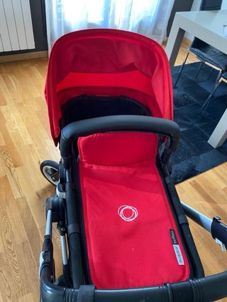 Bugaboo Buffalo capota roja + capota beige.