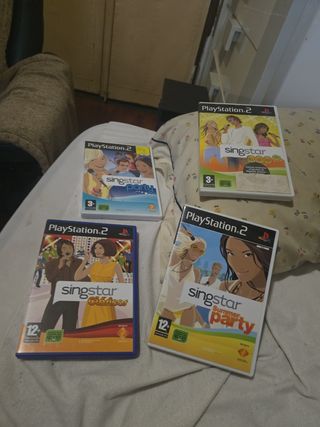 Singstar PS2 x4: Party, Summer, Clásicos, Pop