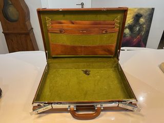 Maletín Samsonite Cuero Marrón