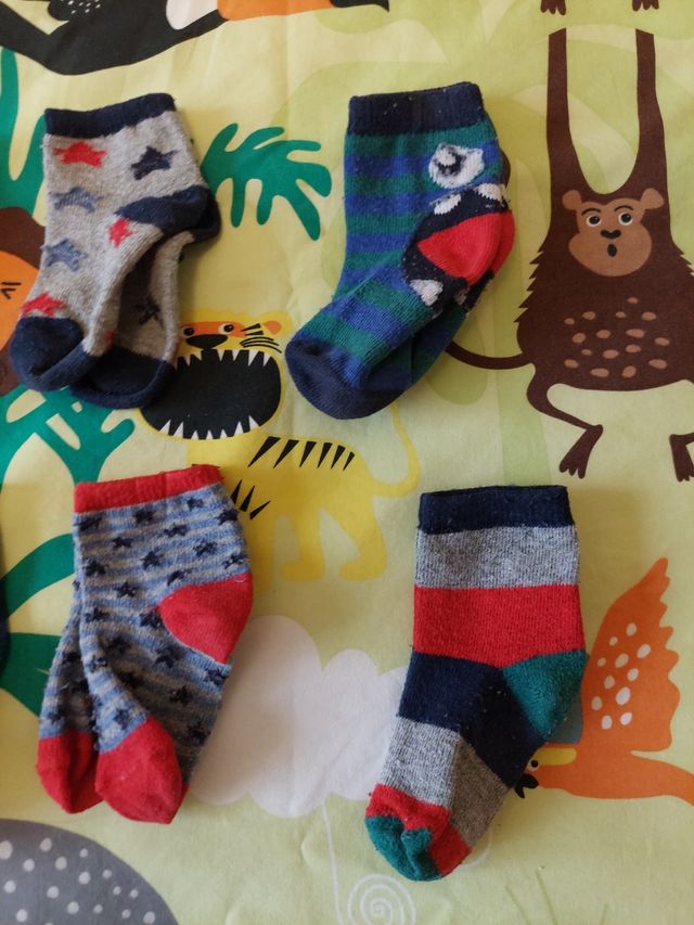 6 calcetines para recién nacido