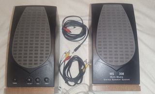 Altavoces MS 308 Multimedia Negro