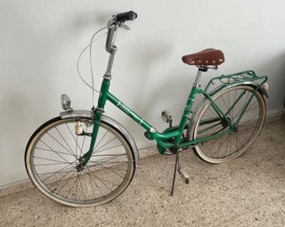 Bicicleta BH original antigua verde.