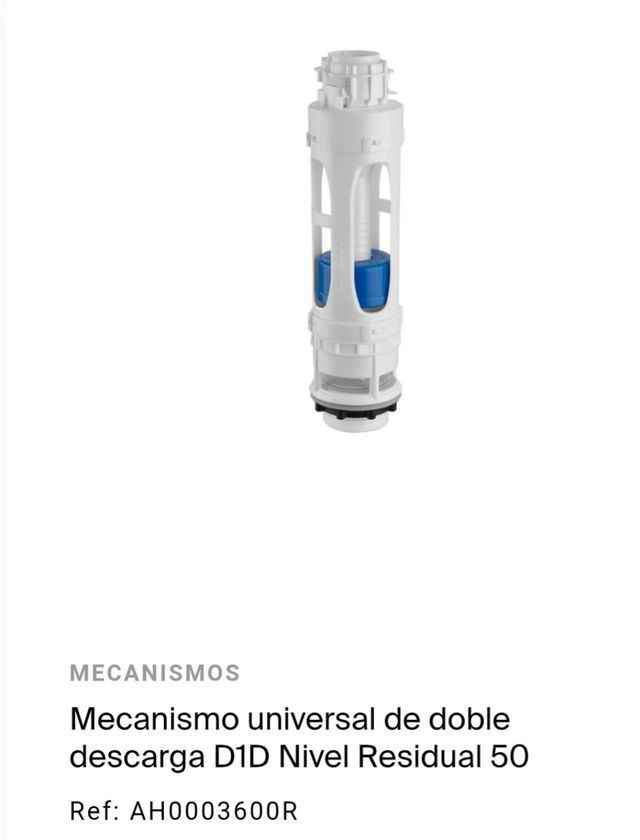 Mecanismo Descarga Roca Meridian Blanco