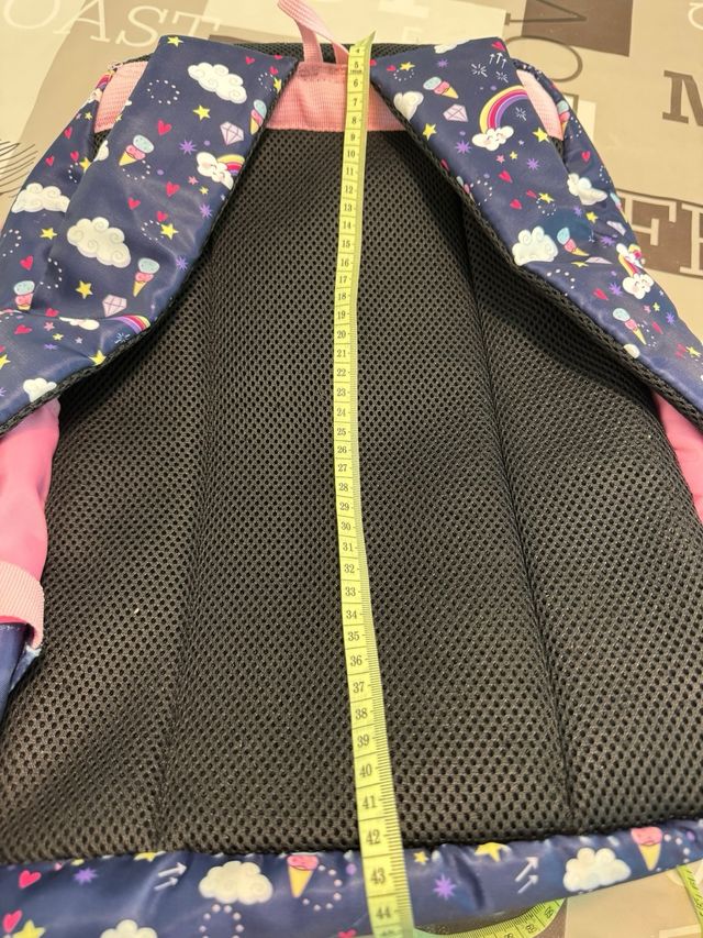 Mochila Unicornio Infantil Azul y Rosa