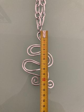 Collana lunga argento