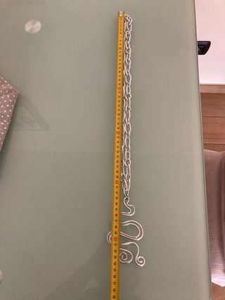 Collana lunga argento