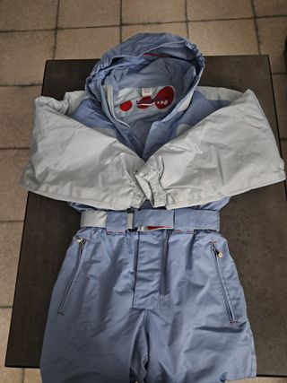 Tuta da sci Wedze bambina/bambino azzurra