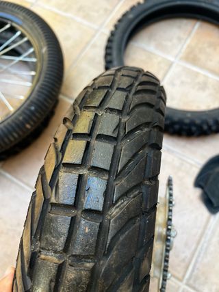 Kit de ruedas con neumáticos Motocross/Drift KX85