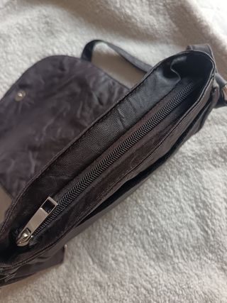 Bolso bandolera marrón oscuro