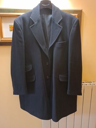 Cappotto maschile 3/4 tg 50. Tessuto ottomano