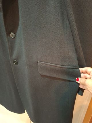 Cappotto maschile 3/4 tg 50. Tessuto ottomano