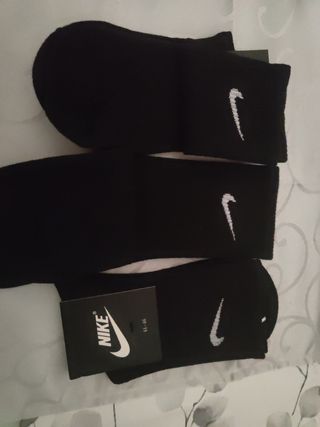 3 pares calcetines Nike negros