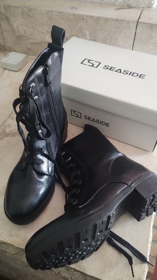 Botas Seaside pretas tamanho 35