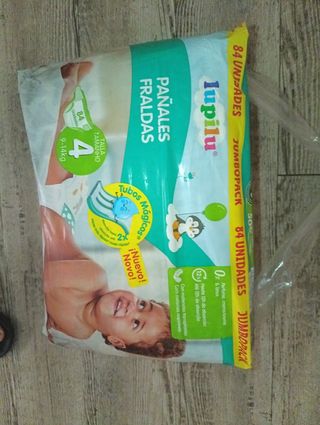 Pañales Lupilu Talla 4 (9-14kg) - 84 Unidades