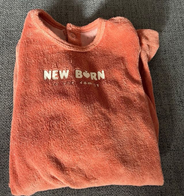 Lote 3 pijamas bebé 1 mes