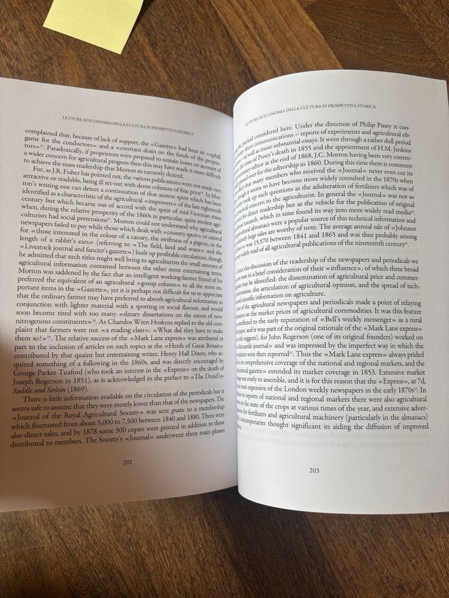 letture di economia della cultura in prospettiva s