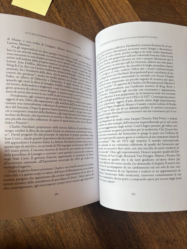letture di economia della cultura in prospettiva s