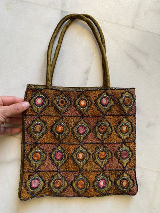 Bolsa India Verde Caqui