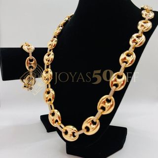 CADENA CALABROTE CIRCONITAS ORO18K