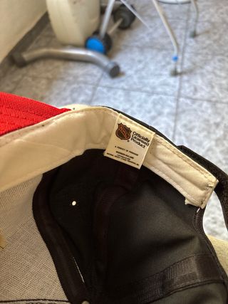 Gorra Chicago Blackhawks NHL Negra y Roja