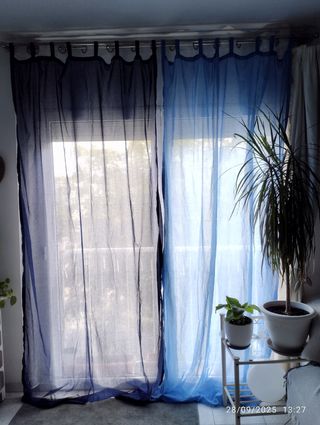 Cortinas lino x 7