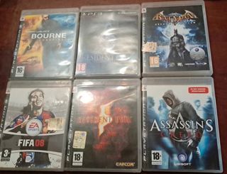 Giochi PS3: Bourne, Batman, FIFA 08, Resident Evil