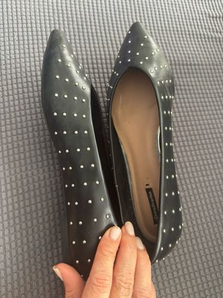 Bailarinas Stradivarius Negras Talla 40
