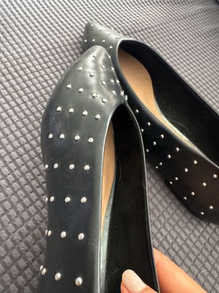 Bailarinas Stradivarius Negras Talla 40