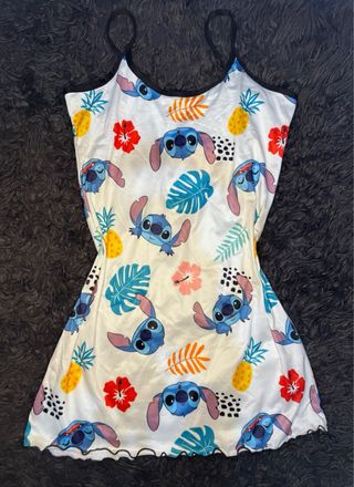 Vestido Pijama Stitch Talla M nuevo