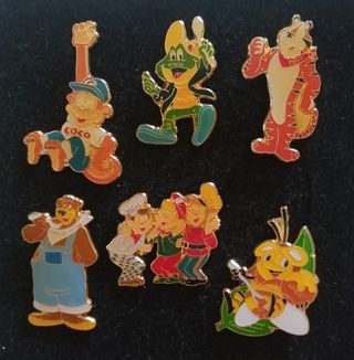 Lote Pins Kellogg's originales año 1992