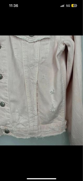 Cazadora Vaquera Zara Premium Denim Talla M
